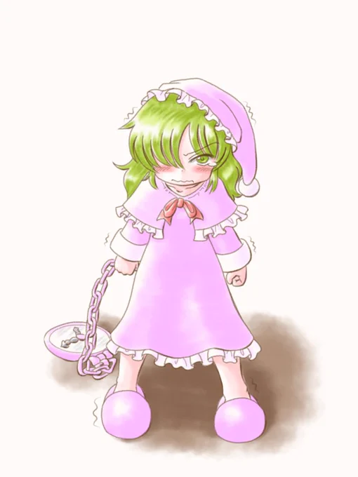 #同じキャラで自分の成長を見せつけたい 成長すると縮む定期 