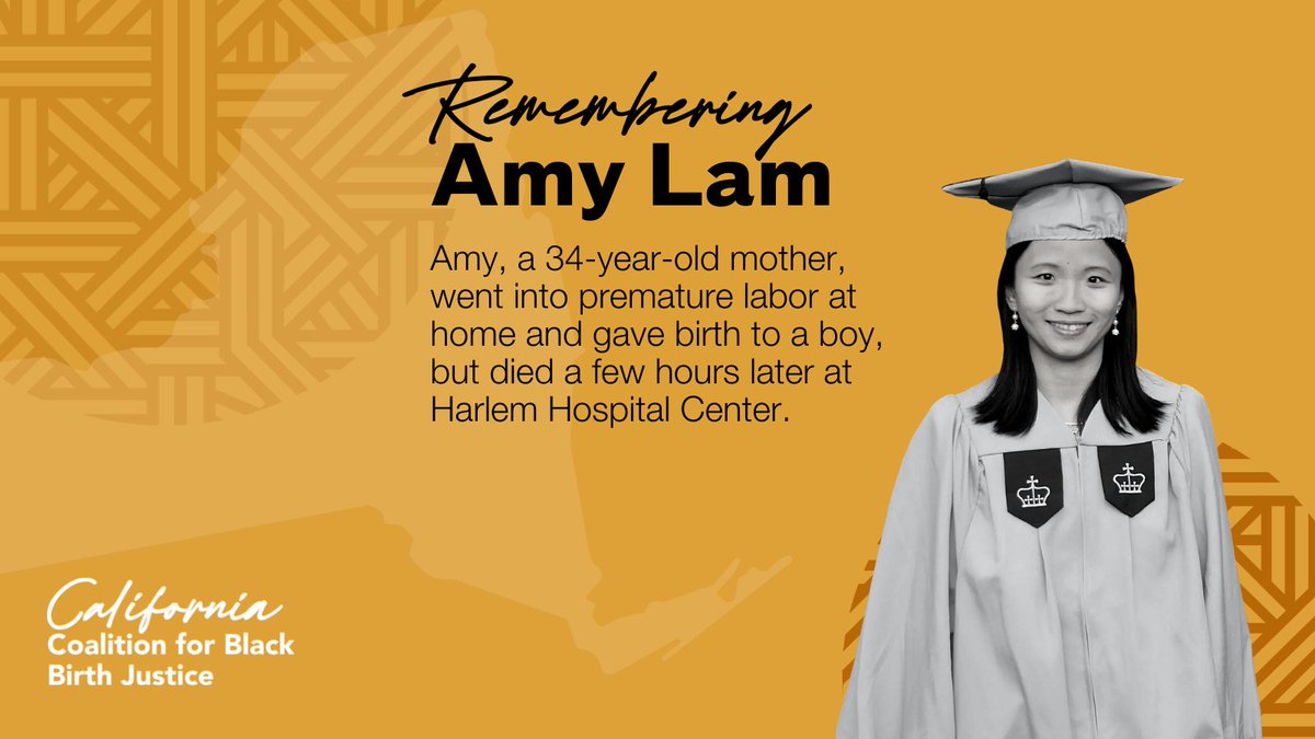 Amy unexpectedly gave birth to her baby at home and everything seemed to be okay. But less than 12 hours later, Amy had to have a series of surgical procedures that ultimately led to her passing. bit.ly/AmyLamHarlem