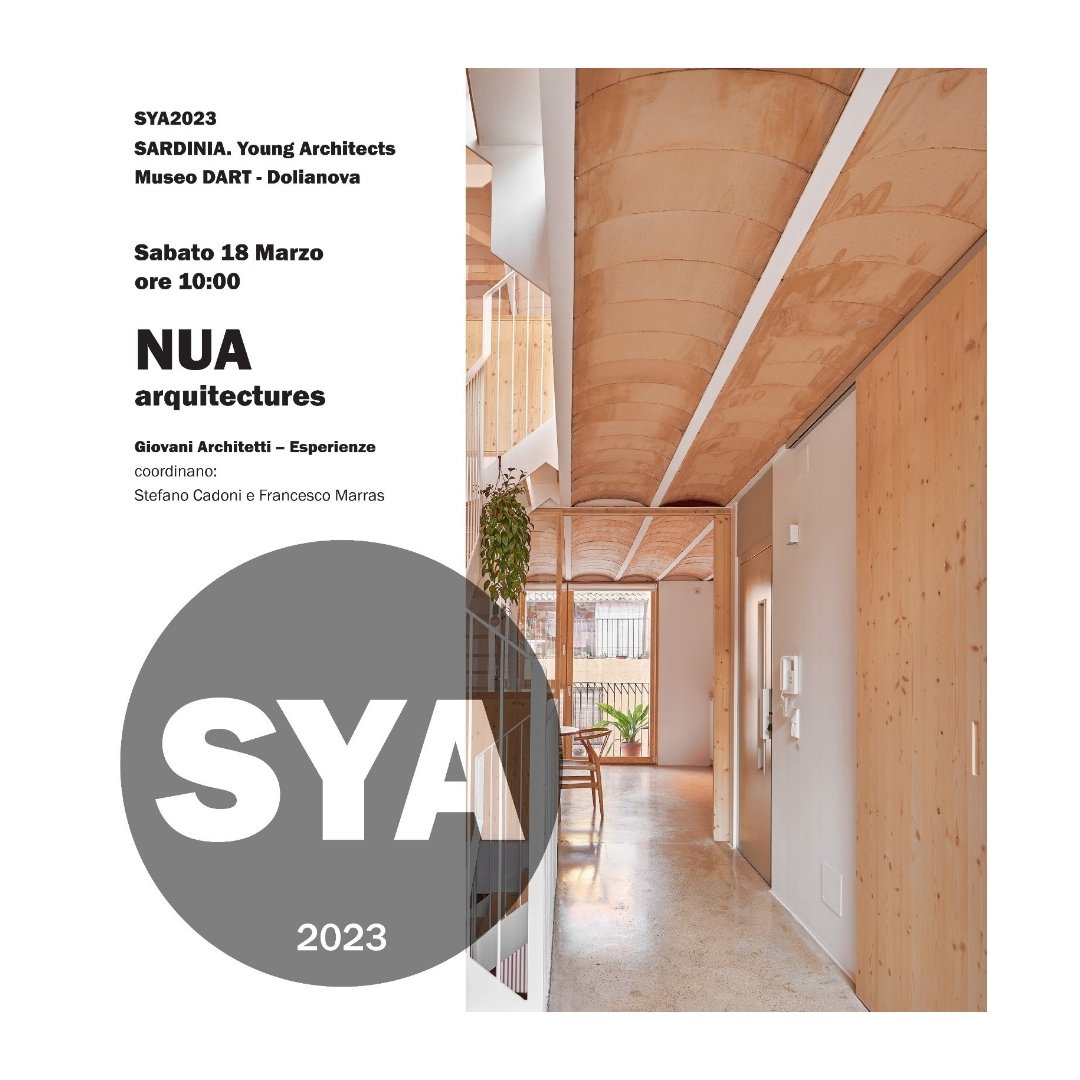> Demà dissabte, conferència a la Universitat de Cagliari en el marc del festival Sardinia Young Architects. 

> Grazie Francesco Marras for the invitation.