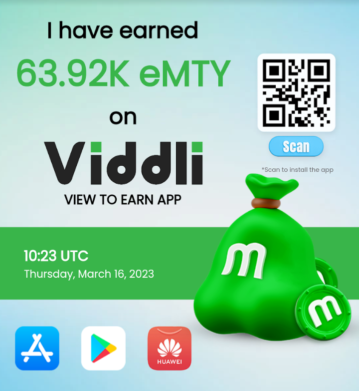 Paul10674119's tweet photo. A new #Giveaway for 100 invite codes #ViddliApp invite codes.
Follow #Viddli on all social networks 👉 https://t.co/nJmtz5W7rV and join us on https://t.co/BEgSAWD7rd for getting code and start earning #eMTY right now✨

#crypto #dApp #nft #Trending https://t.co/8YP70MfrM9