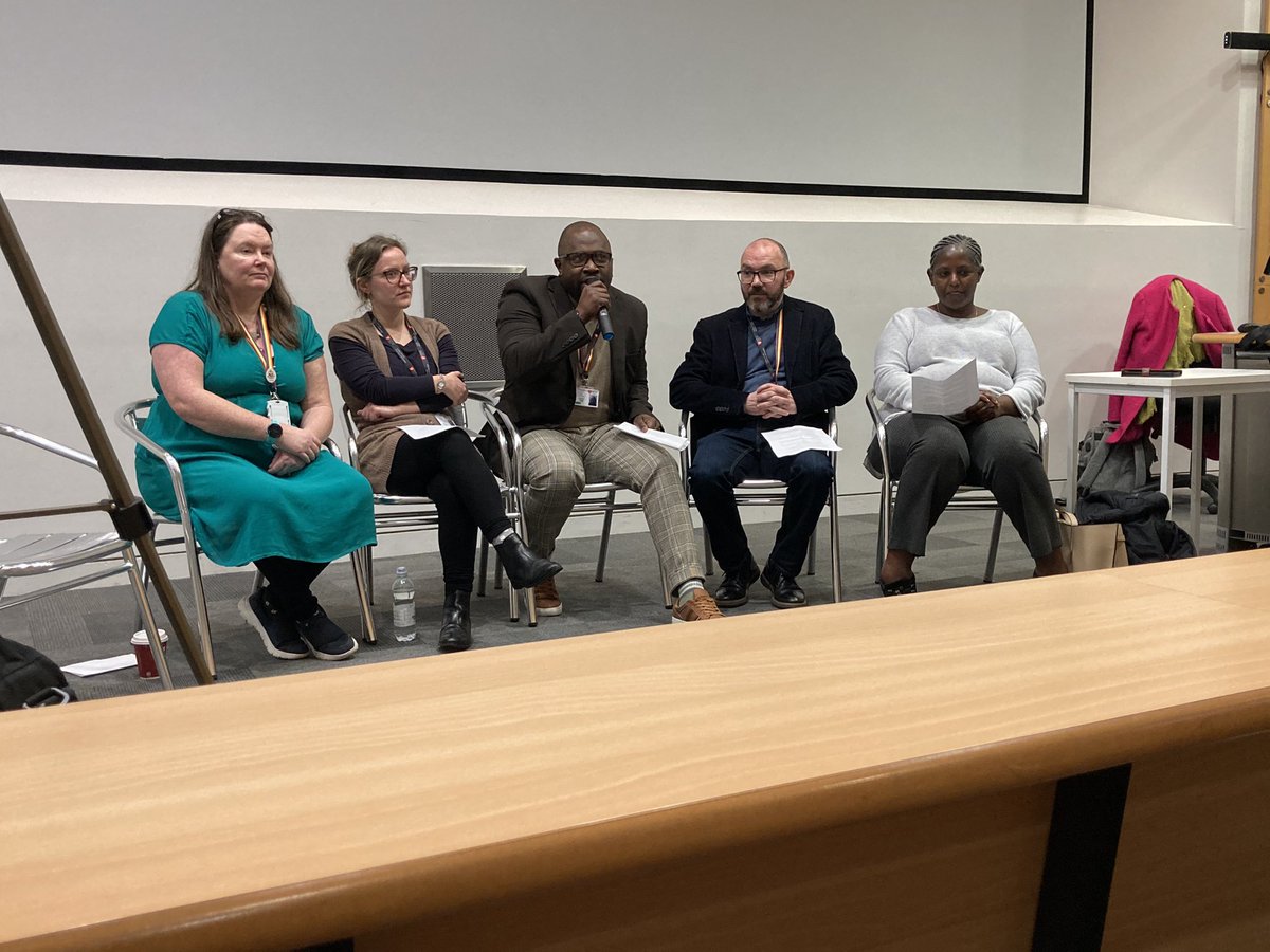 KatieClaw's tweet photo. Communication week Panel discussion with year 1 Adult, Mental health and Children Young People’s student Nurses. These are amazing enthusiastic students. @sinead_mehigan @CarmelClancy1 @MiddlesexUni https://t.co/af6YX4tFY8