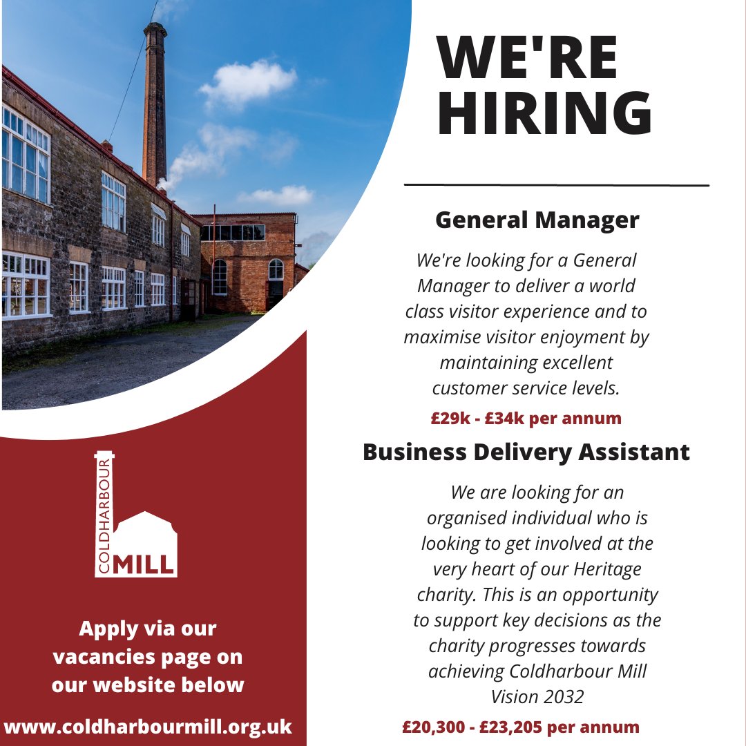 Two vacancies for a hugely significant charity in the South West! Apply here - bit.ly/42lN1gl

#vacancies #museum #job #museumjob <a href="/SWFed/">South West Fed</a> <a href="/MuseumsAssoc/">Museums Association</a> <a href="/Visit_Mid_Devon/">Visit Mid Devon</a> <a href="/devonmuseums/">Devon Museums</a>