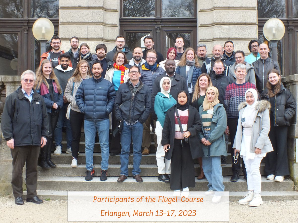 FluegelCourse's tweet photo. And we're done once again! A huge thank you to the participants of the second #FlügelCourse for being such a vivid group! We would also like to thank the lecturers, the student helpers and all the people from @PaleoFAU and @UniFAU who made this year's Flügel courses possible! 🎉 https://t.co/TnYUXXC3eX