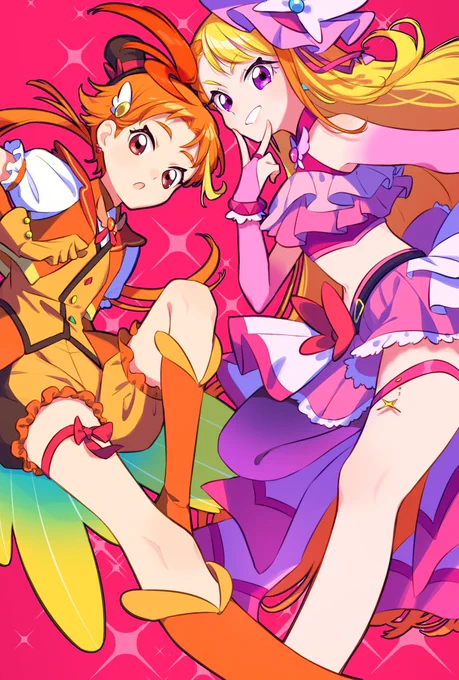 ウィングとバタフライの足好きの絵 