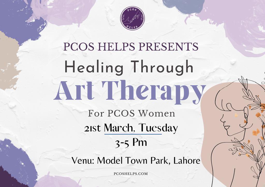 pcos_helps's tweet photo. Pcos Helps presents Art therapy specifically for women with PCOS, first time in the history of Pakistan . 
Register here : https://t.co/R3Ot3yKGAb

#PCOS #mentalhealth #pcoshelps https://t.co/2cRVYZjY5y