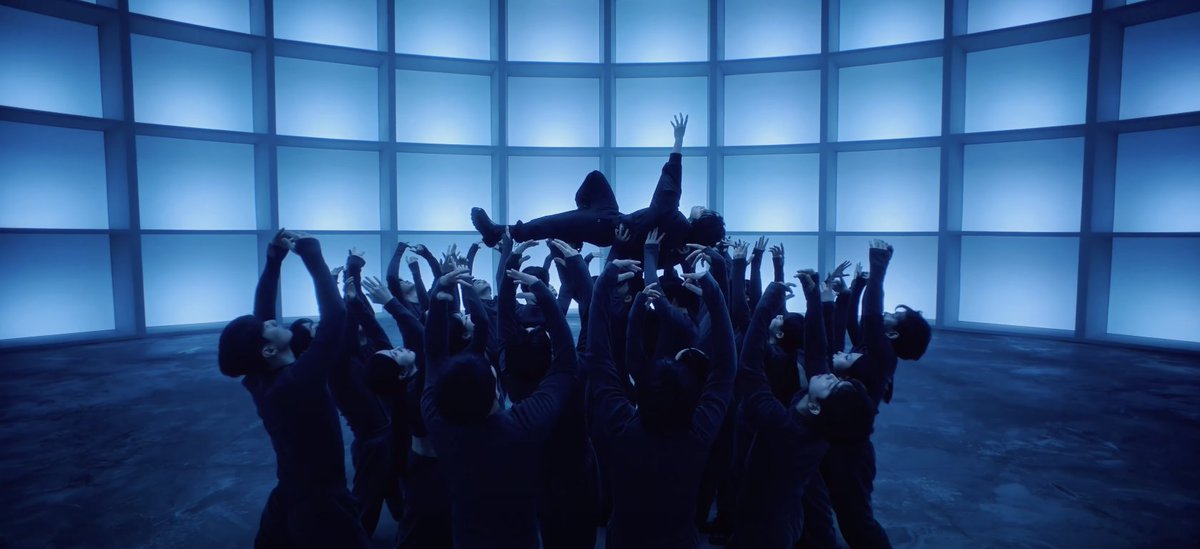 MTV's tweet photo. Weekend fuel: "Set Me Free Pt.2" by #JIMIN 💙 @BTS_twt https://t.co/xpfPfxJUNG