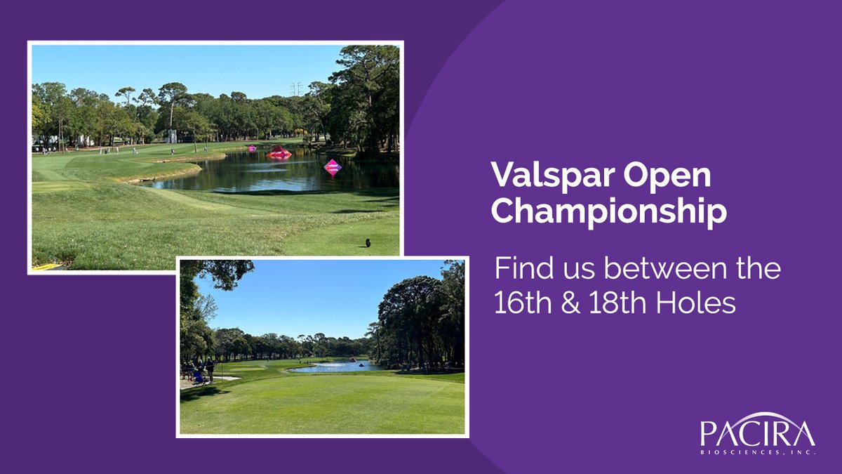 St. Patricks' is a perfect day to be on the green! 🍀 Find us at the @ValsparChamp Valspar Open between the 16th&18th holes to learn how cryoneurolysis can help with knee pain. Best of luck to all the players!