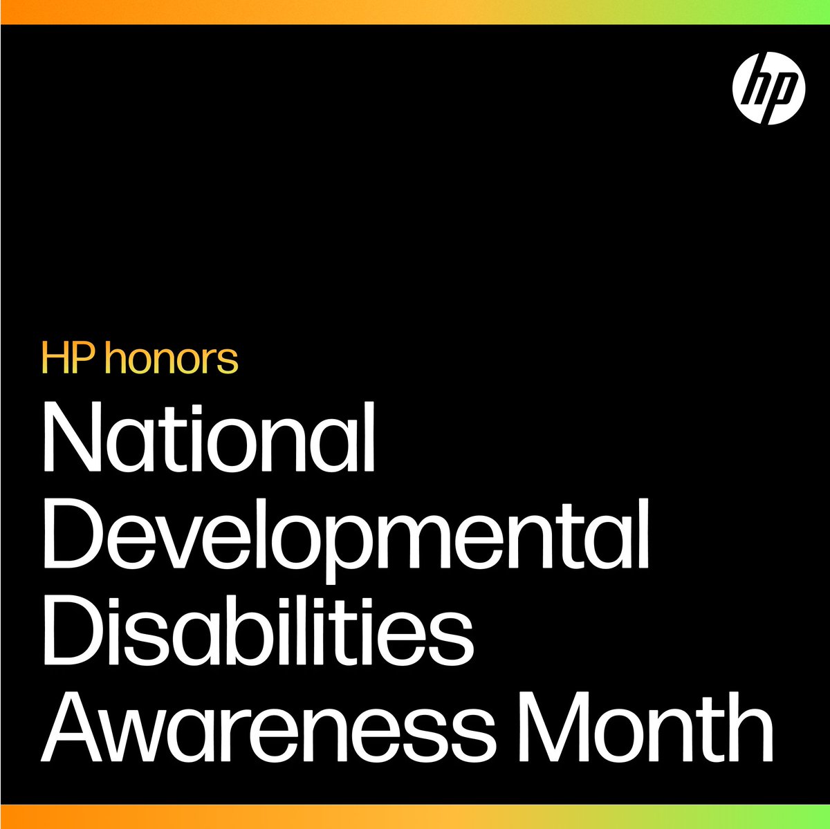 mcquarried's tweet image. March is National Developmental Disabilities Awareness Month: a theme that’s close to my heart.

Proud to serve as an executive co-sponsor of @HP&apos;s  global disability team. Let’s continue using the power of tech #innovation as a catalyst for accessibility. #DDAM2023