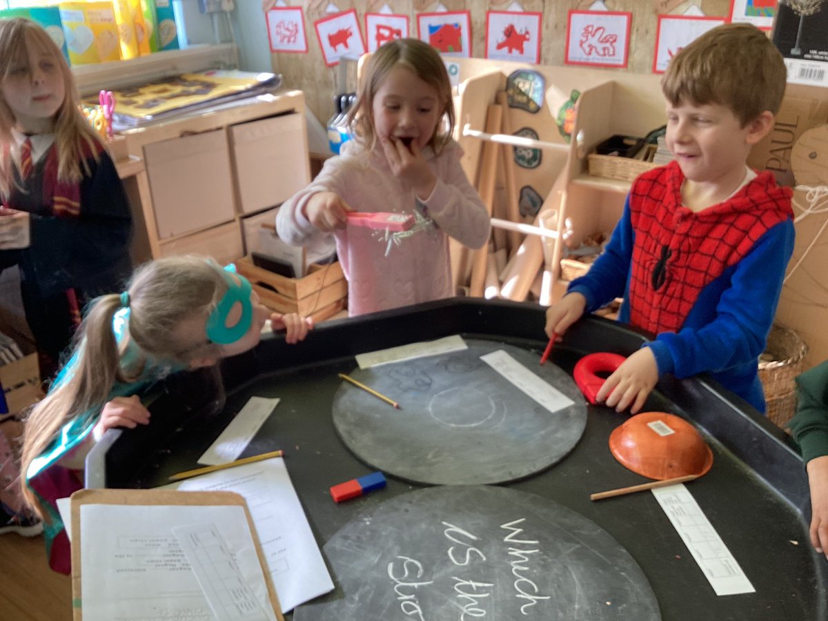 sthcpsbarry's tweet image. #gwyrdd we have been investigating the properties of magnets and recording our predictions, method and findings #STEMWEEK2023