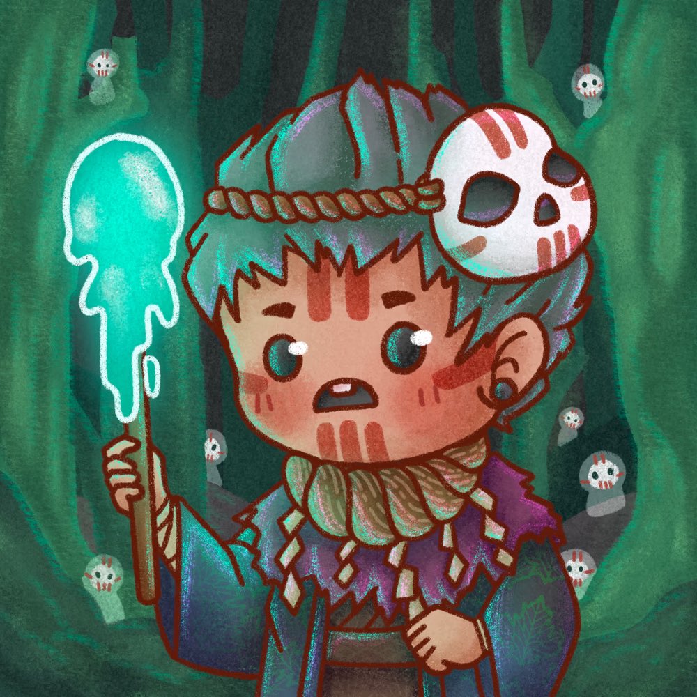 AyameHoon's tweet photo. 👻SPIRIT TOWN👻

💚 COCO YOKAI 💚
He is a forest spirit who can travel from any tree on any land

💚BROKEN HEART YOKAI💚
She is now living in SPIRIT TOWN and uses the art of music to heal her broken heart.

#SaintPatricksDay #FridayVibes #ARTTAG https://t.co/OFqE6eVbHH