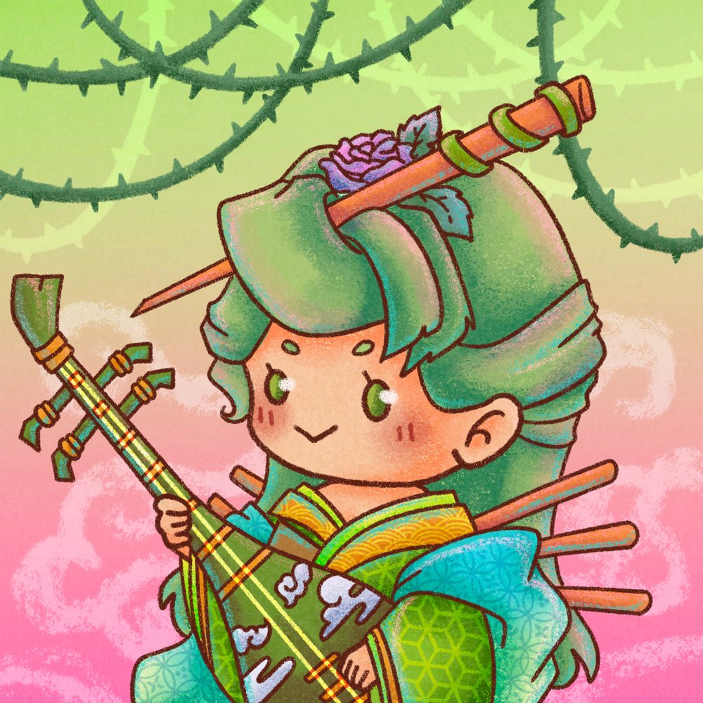AyameHoon's tweet photo. 👻SPIRIT TOWN👻

💚 COCO YOKAI 💚
He is a forest spirit who can travel from any tree on any land

💚BROKEN HEART YOKAI💚
She is now living in SPIRIT TOWN and uses the art of music to heal her broken heart.

#SaintPatricksDay #FridayVibes #ARTTAG https://t.co/OFqE6eVbHH