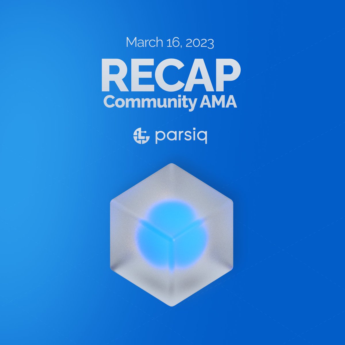 0xReactive's tweet photo. Our AMA recap is here! 🔥

“Huge year for PARSIQ. Traditional tech, governments, media etc. coming to blockchain. Data is becoming the biggest commodity in the world. Do the math.” – PARSIQ CEO @TirmanTom 

$PRQ #TsunamiAPI

Read the full interview👇
https://t.co/dWbOqYub1R https://t.co/K1NdkDFAwf