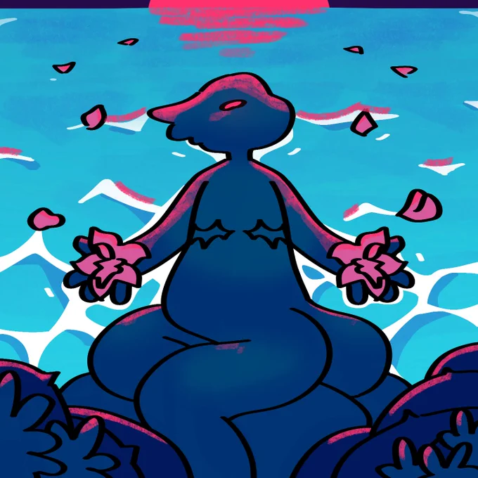 i so badly want to draw glass beach related stuff again 