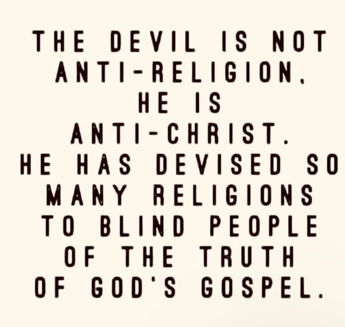 Emmanue37844681's tweet photo. 2 Corinthians 4:3-4
“But if our gospel be hid, it is hid to them that are lost: In whom the god of this world hath blinded the minds of them which believe not, lest the light of the glorious gospel of Christ, who is the image of God, should shine unto them.” 📖✝️ https://t.co/gDAIzgrDc6