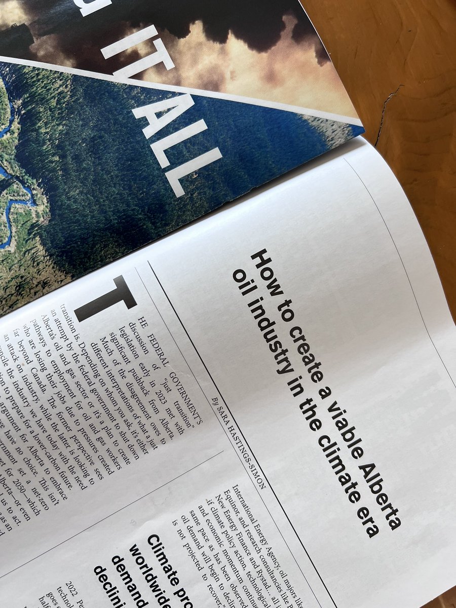 mcryan403's tweet photo. Great @AlbertaViewsMag contribution from @UofC_Science’s @S_HastingsSimon on “How to create a viable AB oil industry in the climate era” 🙂🎉👍🏽 https://t.co/xVev4la8KJ