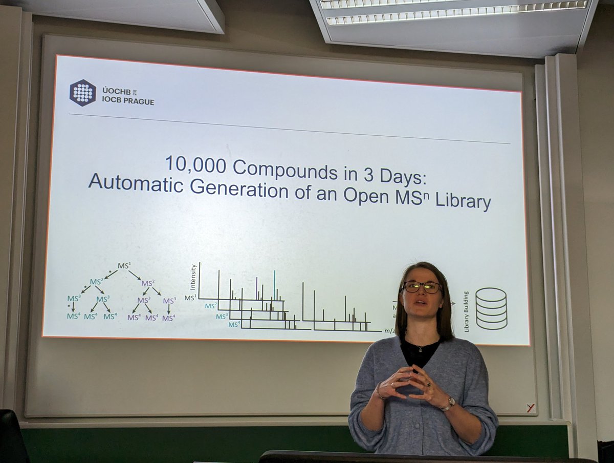 vdHooft_CompMet's tweet photo. Many thanks to Corinna Brungs and @rschmid1789 of the @tomas_pluskal group in Prague for showing the latest #computational #metabolomics updates to @WU_BioInfo @WUR audience! @mzmine_project @GNPS_UCSD #MASST #spectral #libraries #multistage #fragmentation #massspectrometry https://t.co/LaHpRGalvi