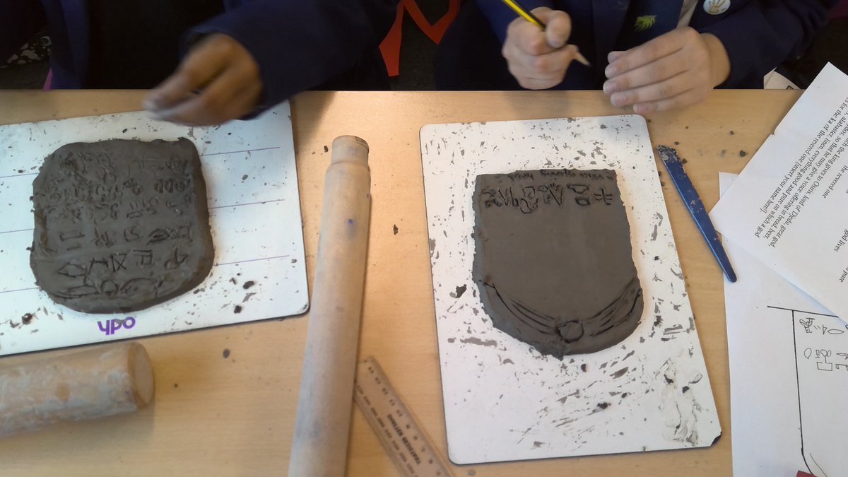 WHGSPrimary's tweet photo. #WHGS_YAC are learning about Graeco-Roman Egypt! We are making Egyptian stelae this half term in preparation for our trip to @McrMuseum.
@EgyptMcr we can't wait! #archaeology #egyptology @YAC_CBA @MM_Connects https://t.co/dkcYrcrG5i