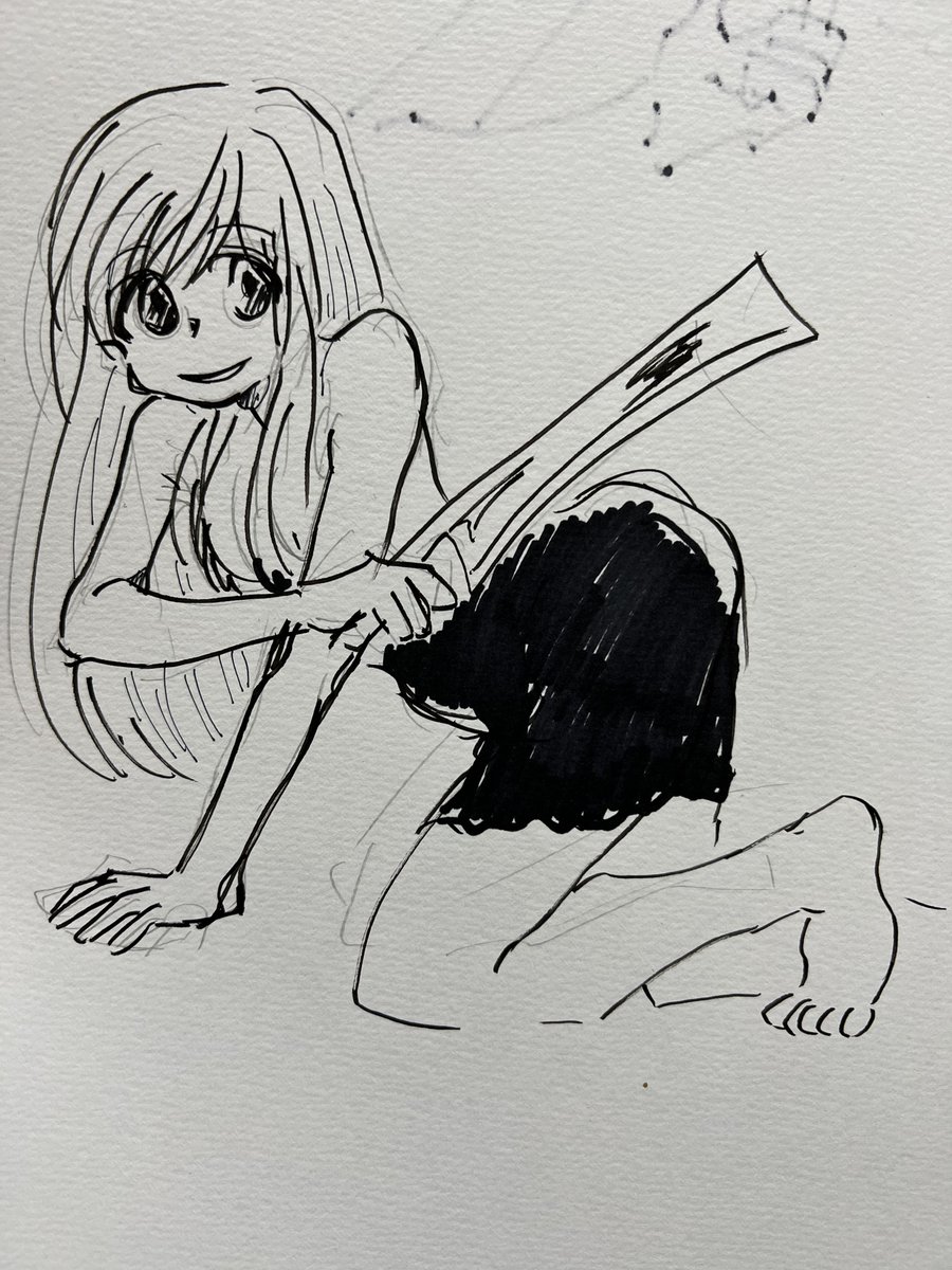 ビール飲みながら落書きその3
お姉さんズ 