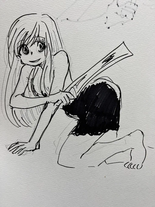 ビール飲みながら落書きその3
お姉さんズ 