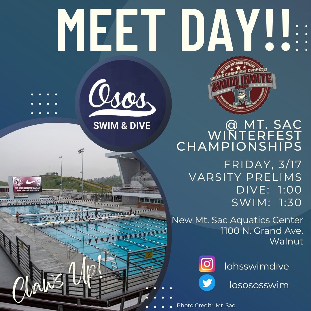 LOHS Swim & Dive on Twitter "It’s Meet Day as our Varsity Swimmers and