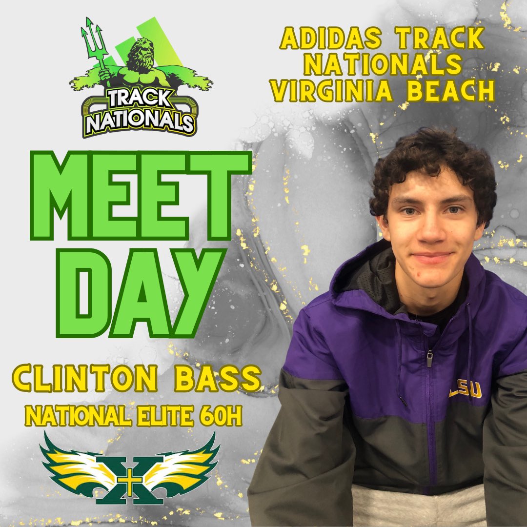 StXTigersXCTF's tweet photo. Senior Clinton Bass finished 1st in today’s National Elite 60mH prelims with a PR of 8.35s! He will also be in the finals tomorrow! Let’s go Clinton!! ⭐️
#stxtf #wearestx #indoornationals #leavenodoubt #belong https://t.co/aObjnYTdeC