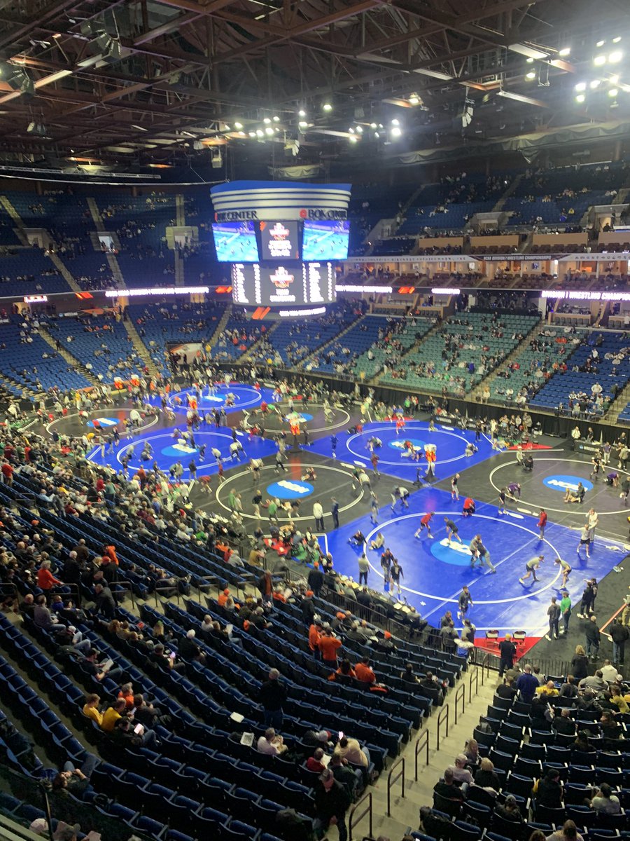 TWFOC's tweet photo. Quarter finals &amp; consi rounds start at noon. Let’s go @paddygallagherr @RiniAngelo @alllan_hart @AndonianB &amp; Matt Kazimir #factorytrained #edsup #NCAAWrestling https://t.co/Xh8Ad3EAxO