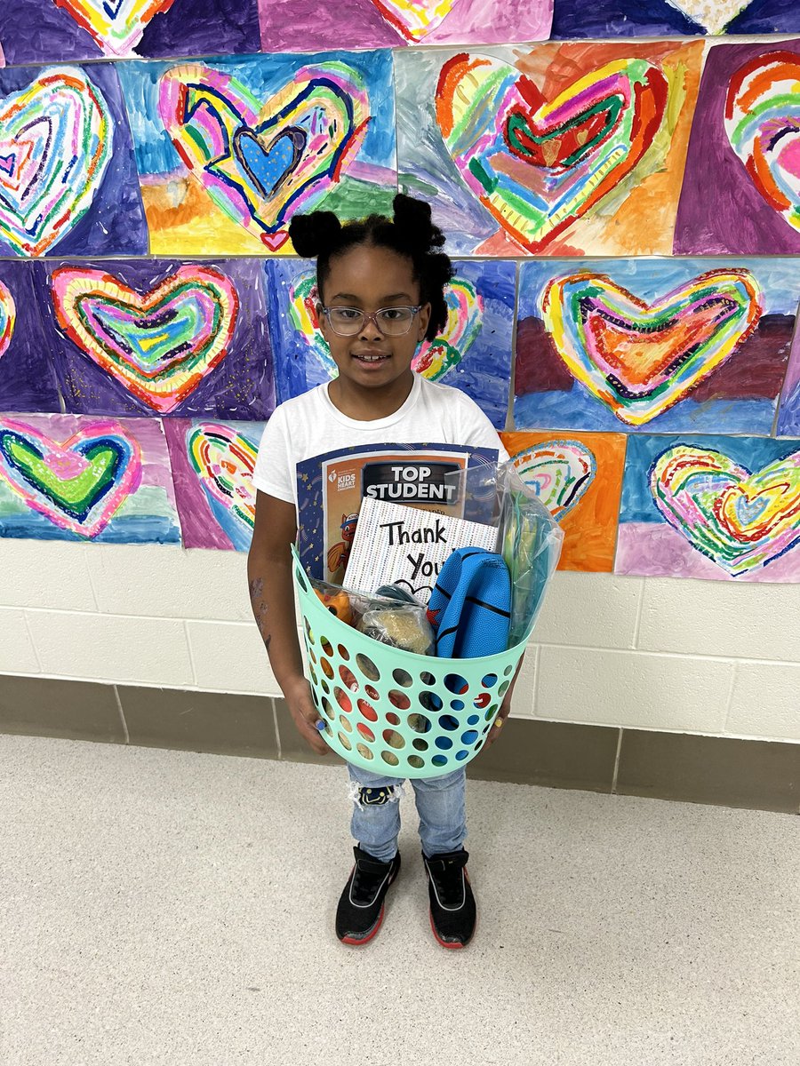 Congrats to our top earner for our <a href="/KidsHeartChall/">Kids Heart Challenge</a>. She helped so many with her donations! <a href="/American_Heart/">American Heart Association</a>