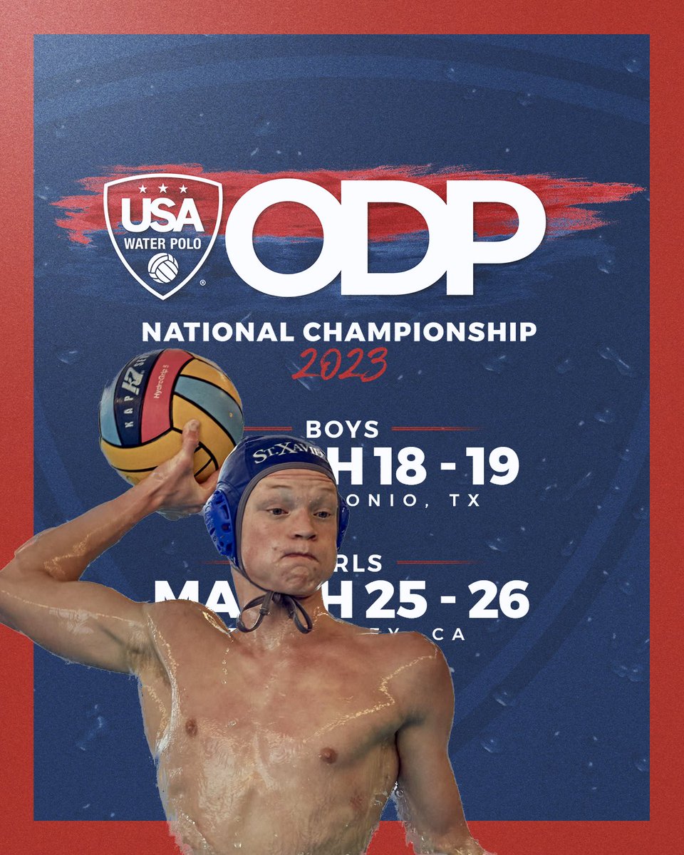 Good luck to Carter Meier as he heads to San Antonio this weekend for the <a href="/usawpODP/">USA Water Polo ODP</a> National Championship! <a href="/stxsports/">Cincy St. X Sports</a>