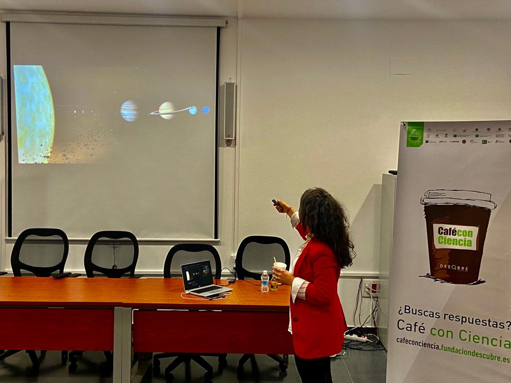 😎Estuvimos en Bedmar conversando sobre nuestro grupo, el Observatorio Astronómico UJA, Astronomía, Física, Astronáutica, Ciencia... Varios temas con el rigor que merecen y con un rico café ☕️🧁
¡Gracias Centro PaleoMágina y <a href="/AytodeBedmar/">AytodeBedmar</a>! 
<a href="/FDescubre/">Fundación Descubre</a> <a href="/ujaen/">Universidad de Jaén</a>