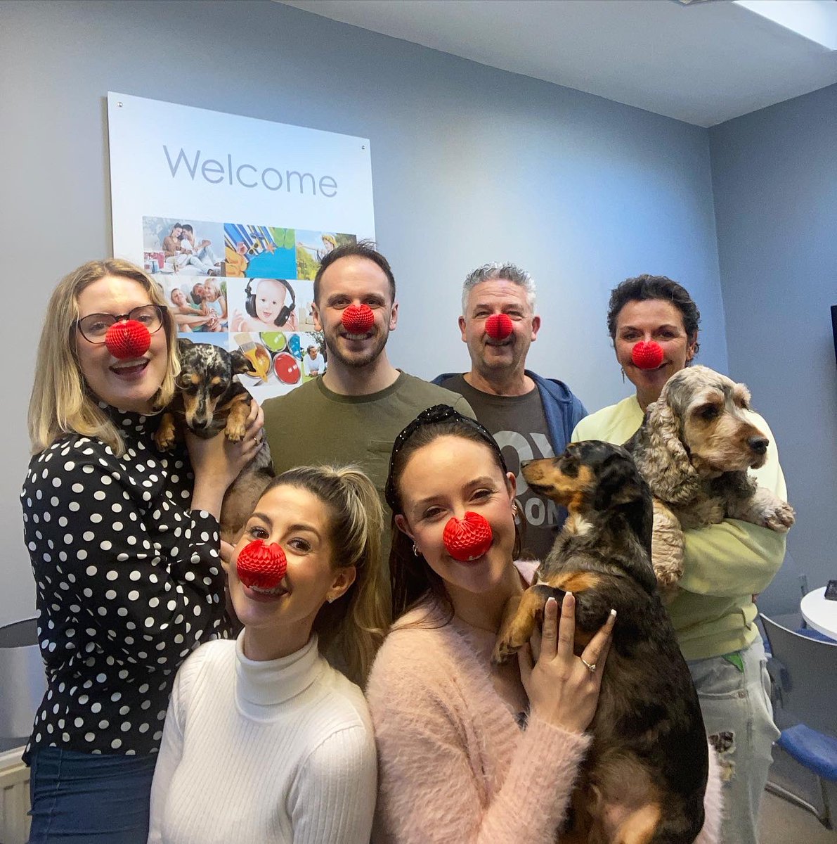 Frogwealth's tweet image. Red Nose Day 2023 at Frog HQ, even the pups got involved! 🐸

Don’t forget to donate to Comic Relief here! ❤️👇🏽 

@comicrelief 

donation.comicrelief.com/cart/1YsYOwm2p…