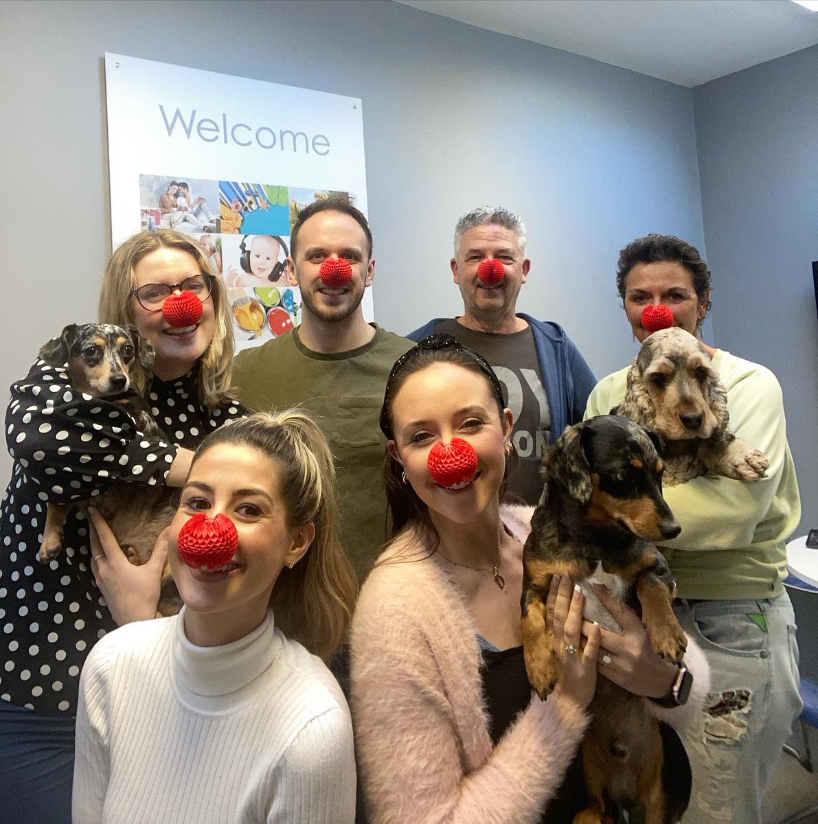Frogwealth's tweet image. Red Nose Day 2023 at Frog HQ, even the pups got involved! 🐸

Don’t forget to donate to Comic Relief here! ❤️👇🏽 

@comicrelief 

donation.comicrelief.com/cart/1YsYOwm2p…