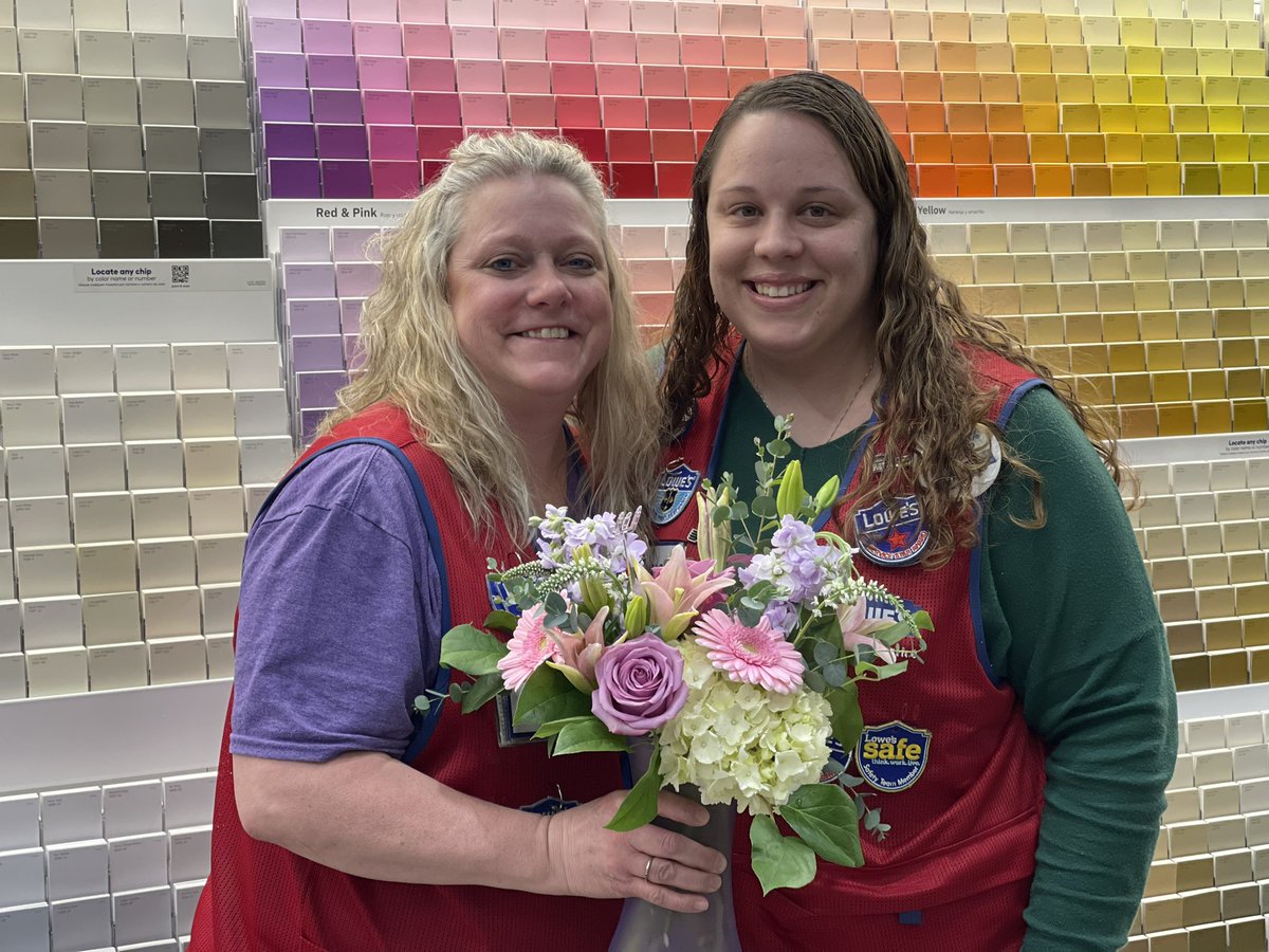 It has been 8 years with this lady and I am sad to see her move on but happy to watch her chase her dream. Cathy, you have been with me at my lowest and at my highest. I will always cherish your friendship. <a href="/Lowes/">Lowe's</a>