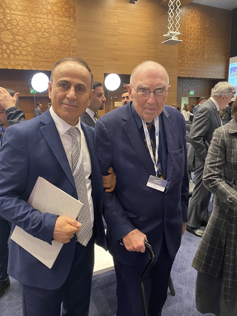 DialogueINST's tweet photo. Our founder @swidler19151 is doing great things in Iraqi Kurdistan! Here he is at the Sulaimani Forum with Dr. Anwer Jaff from the University of Sulaimani and Barham Salih, former president of Iraq. https://t.co/Nr5Nzs4zlp