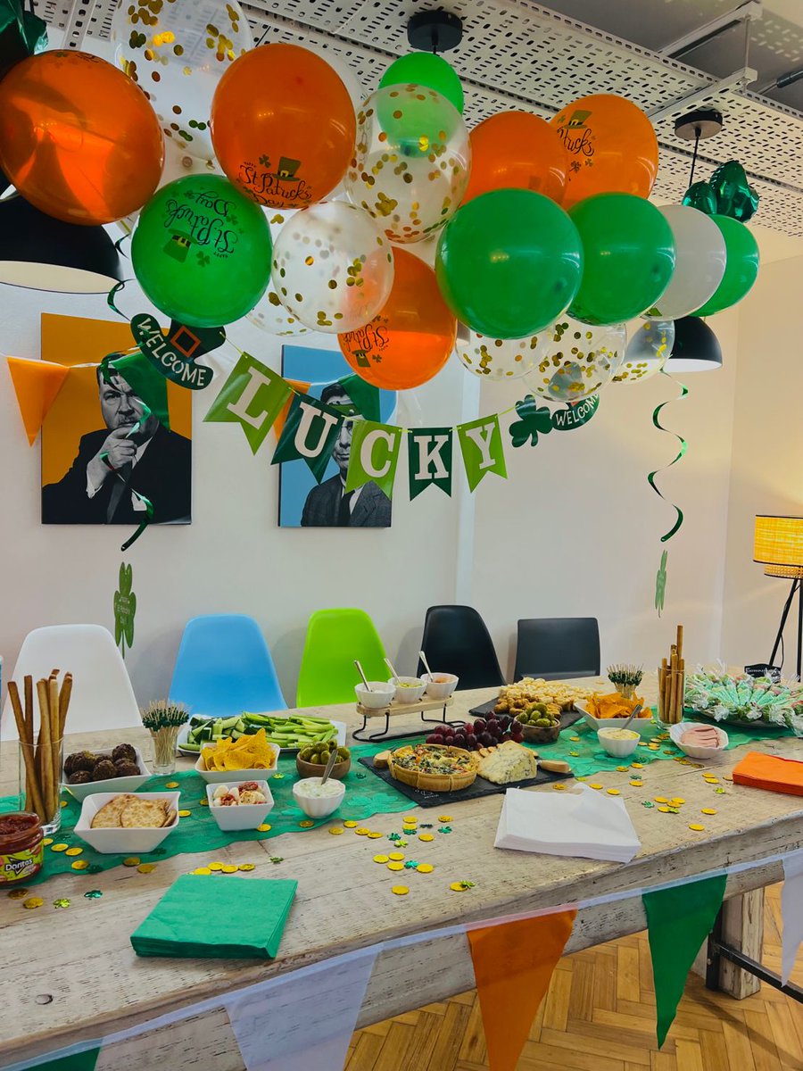 headspacegroup's tweet image. ☘️ We are ready to shamrock and roll! ☘️ 

🍺  Happy St Patrick&apos;s Day 🍺  

To celebrate, we treated our clients to a St. Paddy&apos;s Day themed party 🍻 

#events #clientevents