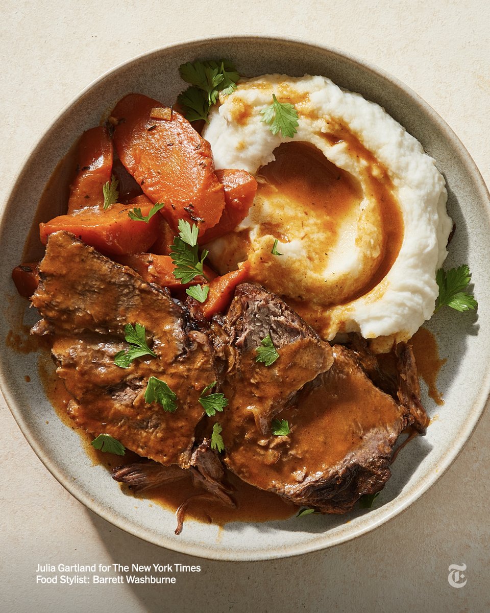 The New York Times on Twitter "This brisket recipe demands minimal