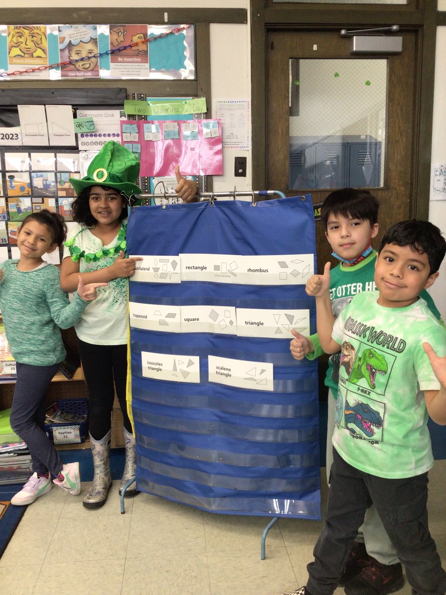 2FPershing's tweet image. Who needs luck when we have all this knowledge about shapes! Sorting our shapes into groups based on their attributes. #Teampershing @Ms_Bazz @MsCaprarola