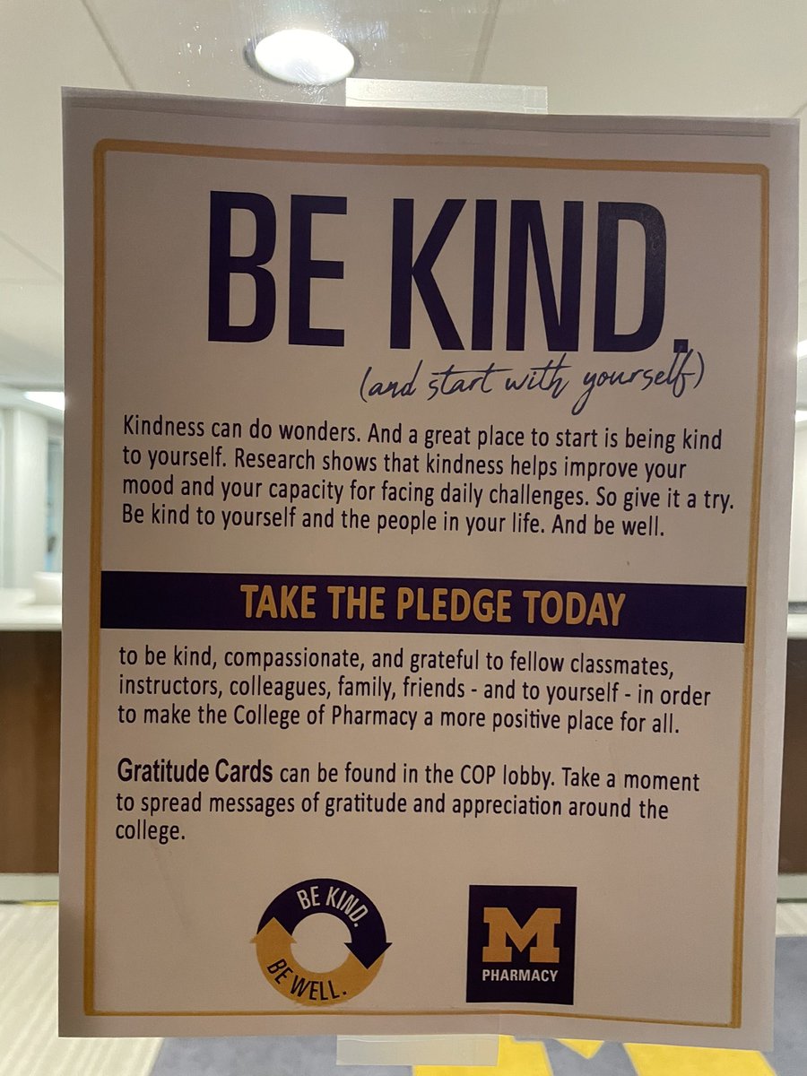 BostwickPharmD's tweet photo. Spread kindness! https://t.co/cEcey7UIEz