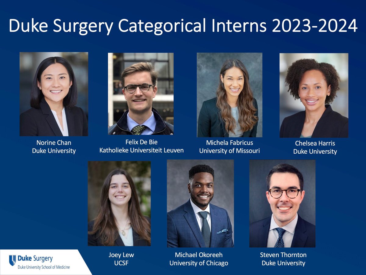 🚨🚨MATCH ALERT🚨🚨 Thrilled to formally welcome the newest additions to the #SabistonSquad @DukeSurgery #Family! Congratulations to this all-⭐️ class, we can’t wait to work with you!!! @LisaTracyMD @JMigaly @DukeSurgOnc @DukeMIS @DukeVascular #CityOfSurgery #GenSurgMatch23