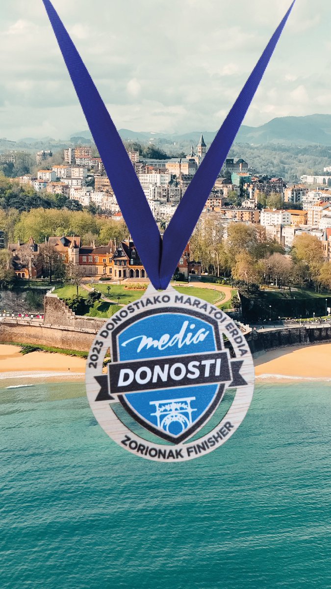 mediadonosti's tweet photo. 💥 Medalla Finishers 2023💥
Para corredores de 10km y 21km. 

#Gorunss #Mediadonosti #Mediamaratónsansebastián  #medallafinisher https://t.co/Tsp4OJYJva