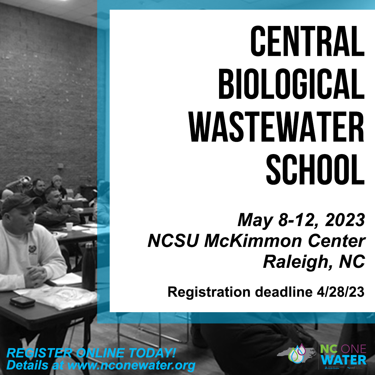 Central Bio School coming up in May! Details here: nconewater.org/events/EventDe… #nconewater