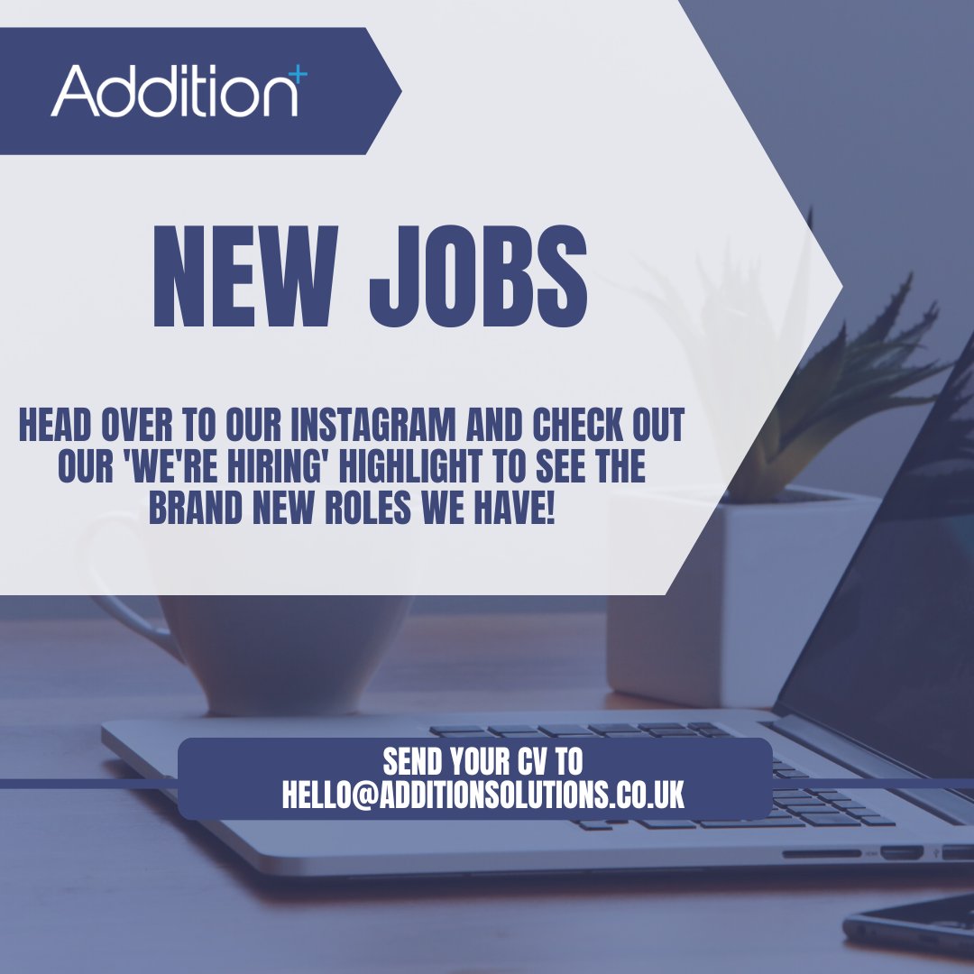 AdditionRecruit's tweet image. Weekend Incoming!🥳

We have even more new roles available and one of them could be the role for you!👀
Check out our Instagram highlight &apos;We&apos;re Hiring&apos; for more information

instagram.com/additionsoluti…

#additionsolutions #newroles #ITrecruitment