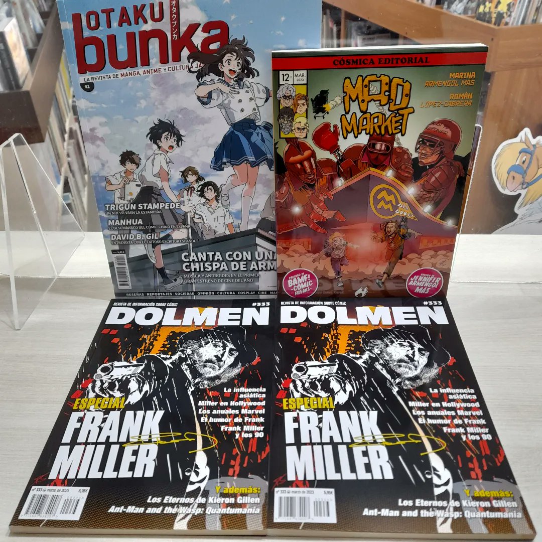 AsteriaComics's tweet photo. Novedades de @PaniniComicsEsp @DolmenEditorial @CosmicaEd
#asteriacomics #paninicomicsespaña #dolmeneditorial #cosmicaeditorial #frankmiller #musthave #otakubunka #marvelsaga #daredevil #markwaid #tiendadecomicsvalencia https://t.co/cAp3Df2TgJ