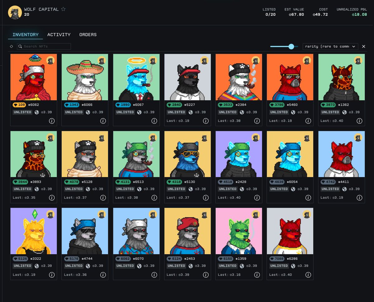 Gotta support collections that choose open and permissionless protocols as their official secondary marketplaces 🫡

LFG <a href="/WolfCapital_/">Wolf Capital 🐺</a> &amp; <a href="/itsjshep/">Jshep 🐺</a>