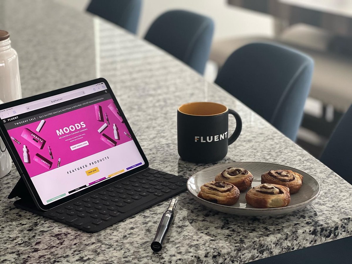 fluentcannabis's tweet photo. There's no better way to start your day than with Mary Jane! ππ
What are some of your favorite Fluent strains for morning time use? π€
#WeSpeakCannabis #GetFluent #WakeNBake https://t.co/gConvqXYYF