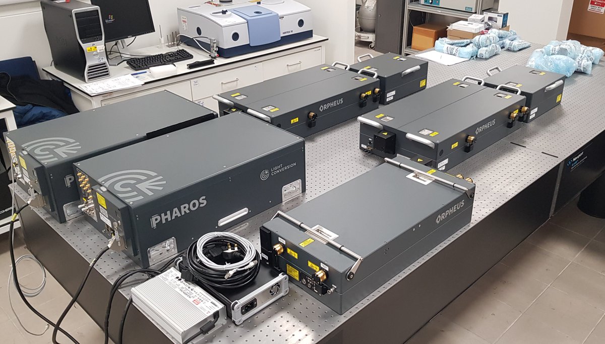 photonicsolns's tweet image. 🚨 #PhotonicSolutions in the wild

How many units are in these photos?

Prof Neil Hunt from @ChemistryatYork invited us to supply, install and support a complete @light_con   femtosecond laser and OPA system as the front end for their brand-new User Facility.