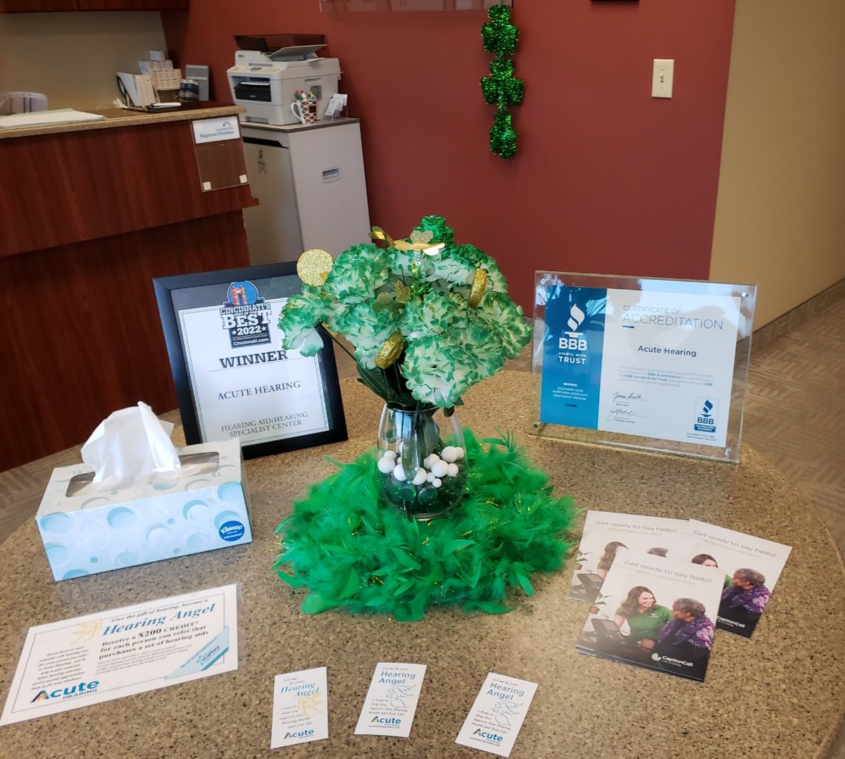 AcuteHearingUS's tweet image. Happy St.Patrick&apos;s Day from all of us to all of you!! #BestTeam #BestTreatment #BestTechnology 

acutehearingcenters.com