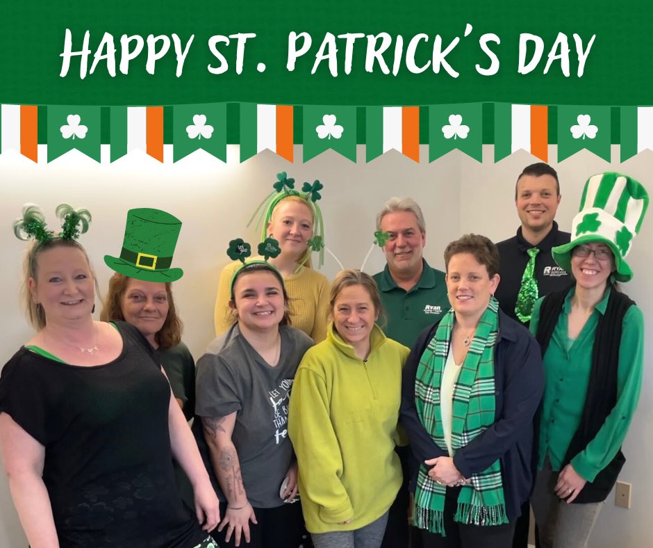 RyanService's tweet image. Happy St. Patrick's Day from the Ryan Plumbing &amp;amp; Heating Team. ☘️ #stpatricksday #luckoftheirish #eringobragh