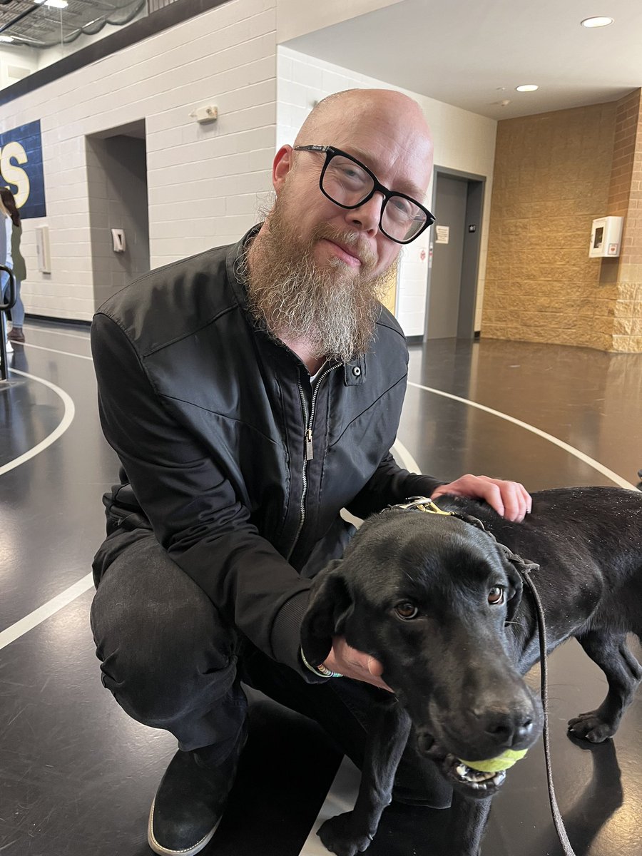 I’m not crying… you are?! 
FSD is going to have an emotional support dog for students to utilize when they need it most.  So needed. 😭