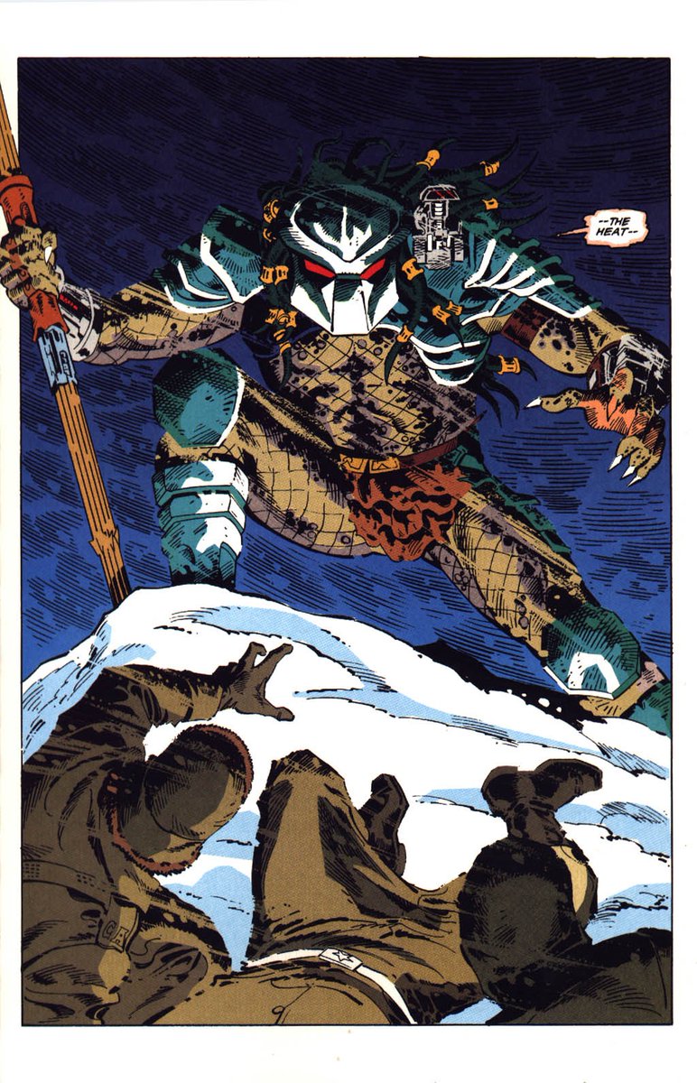 avpgalaxy's tweet photo. A Russian military unit encounters a Predator in the Assyma oil field in this page from Predator: Cold War. Artwork by Ron Randall, Steve Mitchell, Chris Chalenor and Rachelle Menashe. #Predator #Yautja #PredatorColdWar #DarkHorseComics https://t.co/gGH2MQT6nP