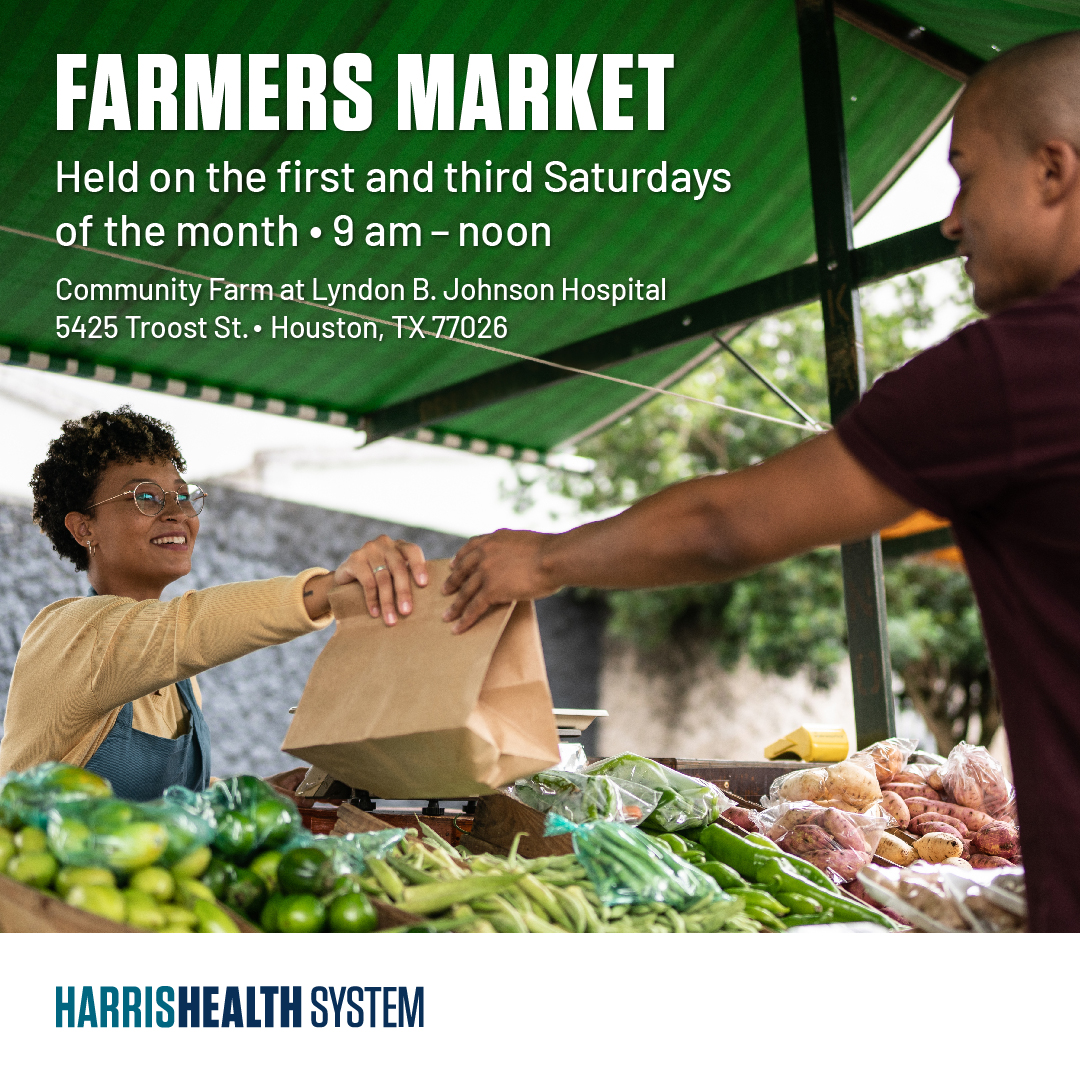 Hope to see you tomorrow. Come fill your basket with healthy fruits and vegetables at the Farmers Market!